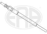 Era 886007 Candela Di Preriscaldamento Diesel Per Ford Fiesta Mk6 Hatchback (JA8, JR8)
