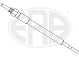 Era 886138 Candela Di Preriscaldamento Diesel Per Hyundai Ix35 (Lm, El, Elh)