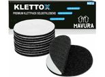 Klettox Cuscinetti In Velcro Fissaggio In Velcro Nastro In Velcro Punti In Velcro Autoadesivi Rotondi 6 Pezzi
