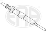 Era 886034 Candela Di Preriscaldamento Diesel Adatta Per MERCEDES-BENZ Classe B (W246, W242)