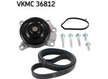 Skf Vkmc 36812 - Oe 1201 H0 Pompa Dell'acqua + Kit Di Fissaggio Per C1 (Pm, Pn), Aygo (B1), Yaris (P9)