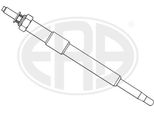 Era 886038 Candela Di Preriscaldamento Diesel Per Ford Mondeo Iv Turnier (BA7)