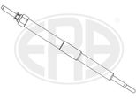Era 886139 - Candeletta Oe 19850 0W020 Per Yaris (P9), Yaris (P13), Verso S (P12), Urban Cruiser (P1), Iq (J1), Corolla (E18), Corolla (E15), Auris (E18), Auris (E15)