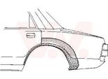 Van Wezel Piastra Di Riparazione Del Pannello Laterale Per Volvo 240 Estate (P245) 240 (P242, P244) 260 Berlina (P262, P264) 260 Estate (P265)