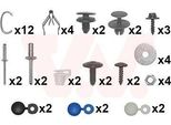 Van Wezel 4076794 - Kit Di Montaggio Oe 6999KC, Paraurti Per 3008 (0U)