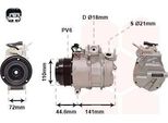 Van Wezel 1801K719 - Compressore Aria Condizionata Oe AV6119D629HB Per Grand C-Max, Mondeo V, S-Max (WA6), Transit Connect, C-Max, Focus Iii, Galaxy (WA6)