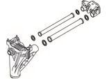 Guarnizione Pompa Olio Elring 003.050 Adatta Per MERCEDES-BENZ Actros MP4 / MP5 6,2 Mm Fpm (Gomma Fluorurata) 38,3 Mm 48 Mm