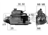 Era 220158A Motorino Di Avviamento 2,6 Kw Per Fiat Ducato Furgone/Telaio (230) 12 V