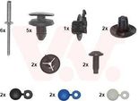 Van Wezel 4076793 - Oe 1613431980 Kit Di Montaggio, Paraurti Per 3008 (0U)