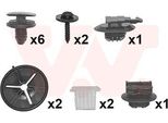 Van Wezel Kit Di Montaggio Paraurti Kit Di Montaggio 4035793 Posteriore Adatto Per Peugeot 208 I Hatchback (Ca, Cc)