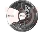 Van Wezel 7606374 - Oe 1Q0615612E Piastra Di Ancoraggio, Asse Posteriore Destro Per Yeti (5L), Maggiolino (5C), Eos (1F), Golf Vi, Scirocco