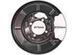 Van Wezel 3017374 - Oe 1694230220 Piastra Di Ancoraggio, Asse Posteriore Destro Per Classe A (W169), Classe B (W245)