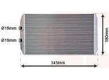Van Wezel 28016701 Scambiatore Di Calore Riscaldamento Interno Radiatore Per Iveco Daily Vi Furgone Daily Vi Pianale/Telaio Daily Line Bus Daily Tourys Bus