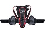Protezione Dorsale Nucleon KR-3, Alpinestars (Nero/Rosso/Grigio, Taglia S)