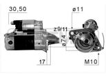 Era 220675A - Oe 28100 0D030 Motorino Di Avviamento, Starter Per Auris (E15), Avensis (T22), Avensis (T25), Celica (T23), Corolla (E11), Corolla (E12), Corolla (E15), Corolla Verso (E12), Mr 2 Iii (ZZW3), Rav 4 Ii (A2)