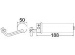 Mahle Ad 68 000S - Oe 92131JD20A Essiccatore Aria Condizionata Per Qashqai +2 I (J10)