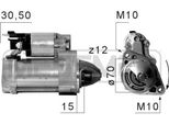 Era 220670A - Oe 90 601 26 80 Motorino Di Avviamento, Starter Per Classe C (W204), Classe C (C204), Classe C (S204), Cls (C218), Cls (X218), Classe E (W212), Classe E (A207), Classe E (C207), Classe E (S212), Classe Glk (X204), Slc (R172), Slk (R172), Sprinter (W906), Sprinter (W907, W910), Sprinter (W907), Vito (W639), Viano (W639)