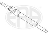 Era 886109 - Oe 88 900 724 Candeletta Per Classe C (W202), Classe C (S202), Classe E (W124), Classe E (W210), Classe E (S124), Classe E (S210), Classe S (W140)