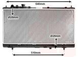 Van Wezel 27002151 - Oe ZL01 15 200A Radiatore, Raffreddamento Motore Per 323 (Bj), 323 (Ba)