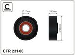 Caffaro 231-00 Tenditore Cinghia Trapezoidale Dentata 70 Mm Per Bmw 5 Berlina (E39) 3 Berlina (E46) 5 Berlina (E60) 5 Touring (E61) 3 Touring (E46) 3 Cabrio