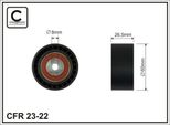 Caffaro 23-22 Puleggia Folle Cinghia A V 60Mm Per Ford Transit Bus (Fd, Fb, Fs, Fz, Fc) Per Fiat Scudo Furgone (220) Scudo Estate (220)