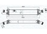 Magneti Marelli 351319204430 - Intercooler Oe 8K0145805E Per Q5 (8R), A8 (4H), A7 (4G), A6 (4G), A5 (8T), A5 (8F), A4 (8K)