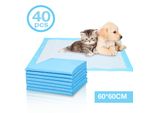 Tolletour Tappetini Per Cuccioli Tappetini Igienici Per Cani Ultra Assorbenti Tappetini Per L'addestramento Dei Cuccioli Cura Degli Animali Domestici 60*60Cm - 40X