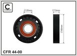 Caffaro 44-00 Puleggia Folle Cinghia A V 80Mm Per Fiat Punto (176) Strada Pickup (178) Palio Weekend (178DX) Per Lancia Kappa Sw (838B)