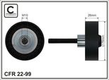 Caffaro 22-99 Puleggia Folle Cinghia A V 76Mm Per Vw Golf V Hatchback (1K1) Polo (9N) Golf Vi (5K1) Polo Hatchback (6R1, 6C1) Touran (1T1, 1T2)