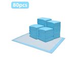 Jopassy 80X Pad Per Cuccioli 60X60Cm Pad Per Cani Pad Per L'addestramento Pad Assorbenti Per Cuccioli Lettiera Per Gatti Lettiera Per Cani