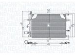 Magneti Marelli 350203914000 - Oe 30676602 Condensatore Aria Condizionata Per XC70 (295), V70 Ii (285), S80 I (184), S60 I (384)