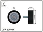 Caffaro 500017 Rullo Tenditore Cinghia Trapezoidale Dentata 65 Mm Per Bmw 3 Touring (E91) 3 Berlina (E90) 5 Touring (F11) 5 Berlina (F10) 1 Hatchback (F20) X1