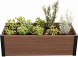 Keter Orto Sopraelevato In Acero Marrone Trogolo 106 X 50 X 32Cm