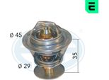 Era Termostato Liquido Di Raffreddamento 89°C Adatto A Peugeot 106 Ii Hatchback (1A, 1C) 106 I (1A, 1C) 106 Ii Box / Hatchback (1S) Per CitroËN Saxo (S0, S1)