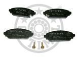 Set Di Pastiglie Freno Anteriori Optimal Pastiglie Freno Per Honda Civic Vii Hatchback (Eu, Ep, Ev) BP-10322