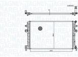 Magneti Marelli 350213166300 - Oe 5Q0121251EJ Radiatore, Raffreddamento Motore Per A3 (8V), A3 (8Y), Q2 (Ga), Q3 (F3B), Q3 (F3), Ateca (Kh), Leon (5F), Tarraco (KN2), Kodiaq, Octavia Iii (5E), Octavia Iv (Nx), Superb Iii (3V), Arteon (3H), Golf Sportsvan (AM1, AN1), Golf Vii, Golf Viii, Passat (3G), T-ROC, Tiguan (Ad, Ax), Tiguan (Bj, Bw), Touran (5T)