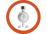 Set Di Collegamento Propano-Butano Con Regolatore Di Pressione Del Gas Tubo Flessibile Da 1,5 M