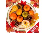 50 Pezzi Di Mini Zucche E Zucche Artificiali, Foglie Di Acero, Pigne, Ghiande Per Feste, Halloween, Ringraziamento, Raccolto Autunnale, Decorazione Della Casa