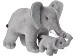 Wild Republic - Peluche - Mamma E Bambino - Elefante