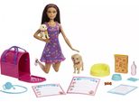 Mattel Barbie Adozione Cane + Set Bambola HKD86