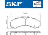 Set Pastiglie Freno Anteriori Skf Pastiglie Freno Per Iveco Daily Iii Furgone/Telaio Vkbp 80507