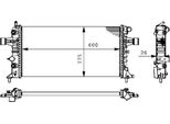 Mahle Original Radiatore Raffreddamento Motore Cr 228 000S Per Opel Astra G Cc (T98)