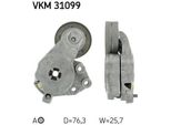 Skf VKM31099 Rullo Tenditore, Cinghia Trapezoidale Dentata Oe 03C145299J Compatibile Con Ibiza, Fabia, Beetle, Cc, Golf Plus, Golf V, Golf Vi, Jetta, Alhambra, Passat 3B, Passat Cc, Polo 6R, Scirocco, Sharan, Tiguan, Touran