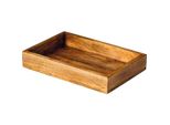 Servierbrett Holz, Rechteckig, LäNge: 300 Mm, Breite: 200 Mm, HöHe: 20 Mm