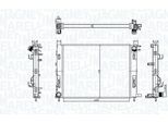 Magneti Marelli 350213182100 Radiatore Acqua Radiatore Motore Per Renault Clio Iv Hatchback (Bh) Captur (J5, H5) Clio Iv Grandtour (Kh) Arkana I (Lcm)