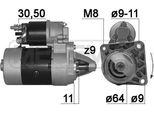 Era 220182A Motorino Di Avviamento 0,9Kw Per Fiat Panda (169) 12V
