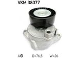Skf VKM38077 Rullo Tenditore, Cinghia Trapezoidale Dentata Oe 2722000070 Compatibile Con Classe E, Sprinter, Viano, Vito, Classe C, Classe Clc, Clk, Cls, Classe G, Classe Gl, Classe Glk, Classe R, Classe S, Sl, Slk