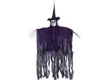 Ornamenti Appesi Dei Mietitori Di Halloween, Fantasmi Scheletrici Appesi Per Le Migliori Decorazioni Di Halloween Per Interni Ed Esterni, Decorazione Della Casa Infestata, Viola