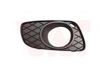 Van Wezel Griglia Di Ventilazione Paraurti Per Smart Fortwo Coupé (451) Con Foro/Fori Per Fendinebbia Nero