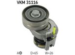 Skf Vkm 31116 - Oe 03C 145 299 Ac Spannrolle, Keilrippenriemen FüR Alhambra (710, 711), Ibiza (6J, 6P), Fabia Ii (54), Beetle (5C), Cc (358), Eos (1F), Golf Plus (5M), Golf V (1K), Golf Vi, Jetta Iii (1K2), Jetta Iv, Passat (3C), Passat (365, 362), Passat Cc (357), Polo (6C, 6R), Scirocco, Sharan (7N), Tiguan (5N), Touran (1T)